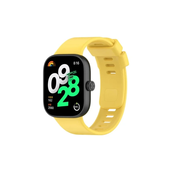 Xiaomi Redmi Watch 4 Uyumlu Klasik Kordon (saat Değildir) - Sarı ürün görseli 1