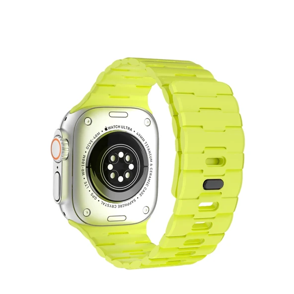 Apple Watch Ultra 49mm Uyumlu Wowen Kordon (saat Değildir) - Yeşil ürün görseli 1