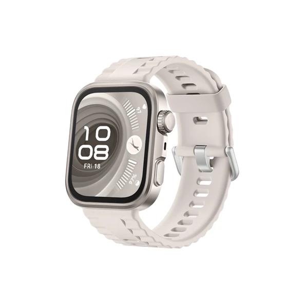 Huawei Fit 4 Nova Silikon Kordon (saat Değildir) - Bej ürün görseli 1