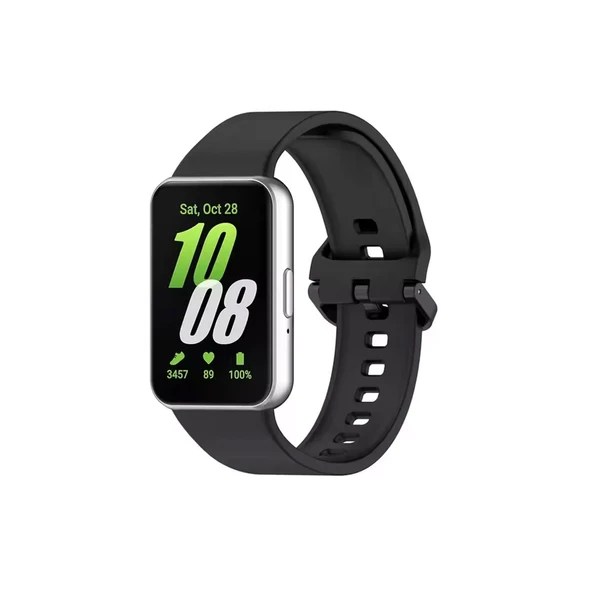 Fit 3 Kr419 Ware Silikon Kordon (saat Değildir) - Siyah ürün görseli 1