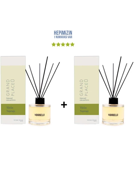2x Tütün Yaprağı Dekoratif Ortam Kokusu 120 ml Grand Place - Bambu Çubuklu ürün görseli 1