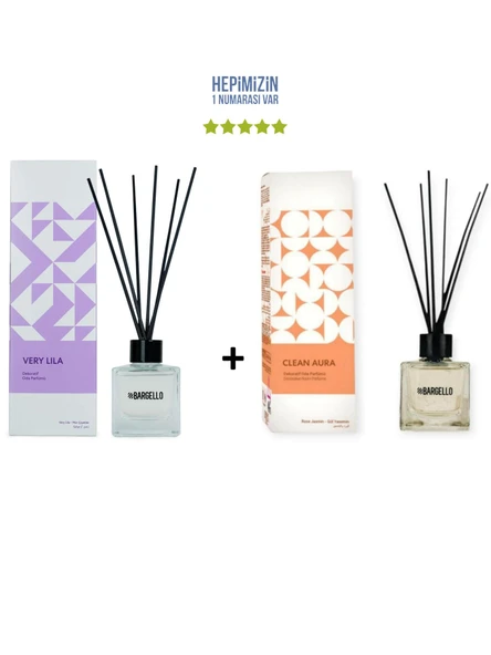Very Lila + Clean Aura Dekoratif Ortam Kokusu 50 ml - Bambu Çubuklu ürün görseli 1