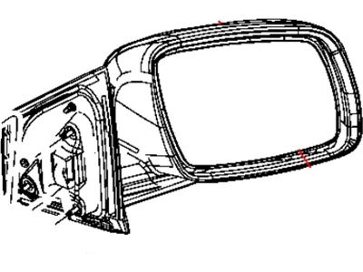 Dodge Journey Dış Ayna Elektrikli Isıtmalı Desenli Sağ (2009 Yılında Çıkan Kasa) (Oem No: 5076884Ae) ürün görseli 1