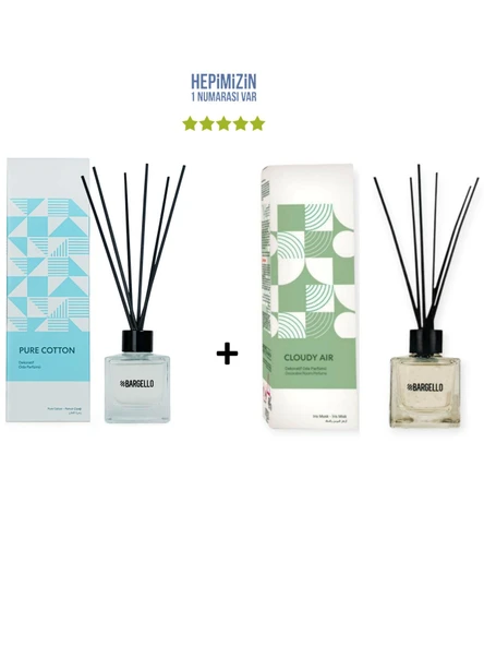 Pure Cotton + Cloudy Air Dekoratif Ortam Kokusu 50 ml - Bambu Çubuklu ürün görseli 1