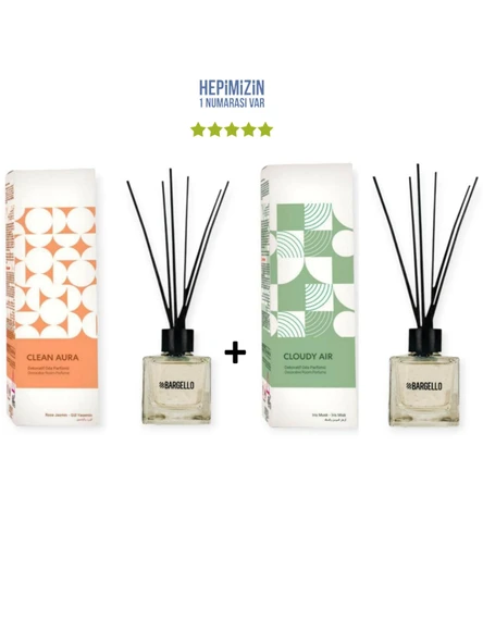 Clean Aura + Cloudy Air Dekoratif Ortam Kokusu 50 ml - Bambu Çubuklu ürün görseli 1