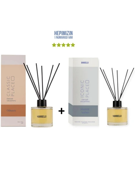 Odunsu Classic Place + Sümbül Amber Iconic Place Dekoratif Ortam Kokusu 120 ml - Bambu Çubuklu ürün görseli 1
