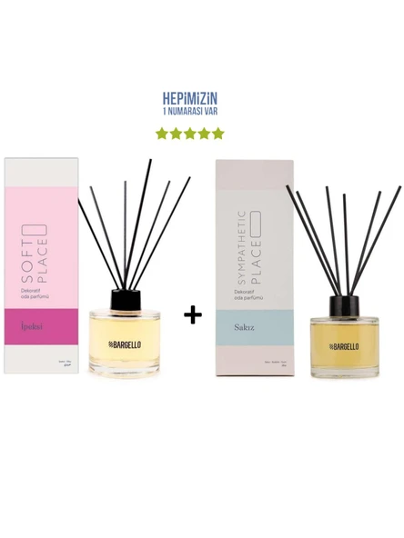İpeksi Soft Place + Sakız Sympathetic Place Dekoratif Ortam Kokusu 120 ml - Bambu Çubuklu ürün görseli 1