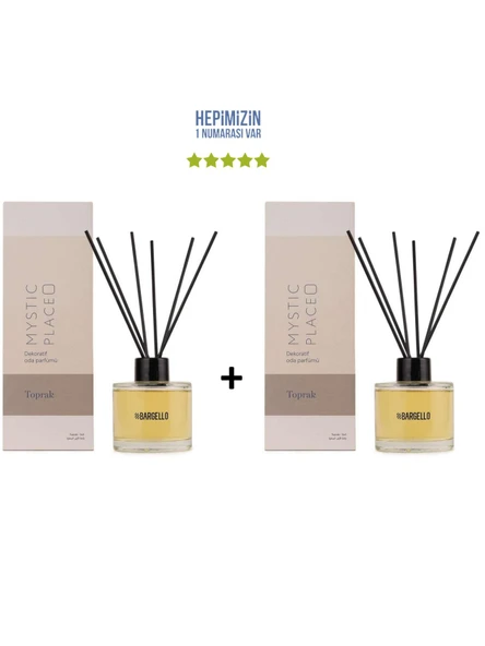 2x Toprak Dekoratif Ortam Kokusu 120 ml Mystic Place - Bambu Çubuklu ürün görseli 1