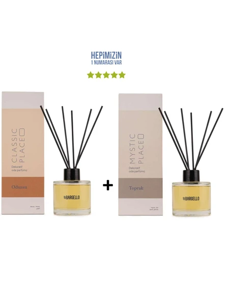 Odunsu Classic Place + Toprak Mystic Dekoratif Ortam Kokusu 120 ml - Bambu Çubuklu ürün görseli 1