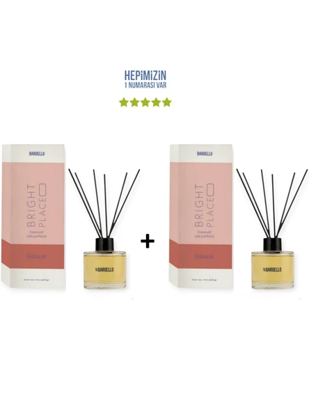 2x Baharat Dekoratif Ortam Kokusu 120 ml Bright Place - Bambu Çubuklu ürün görseli 1