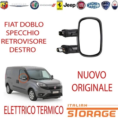 Fiat Doblo (2010 Yılında Çıkan Kasa) Dış Ayna Manuel Sınçıft Cam Astarlı Sağ (Oem No: 735325166) ürün görseli 1