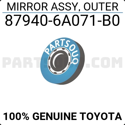 Toyota Land Crusıer 2003-2008 Dış Ayna Elektrikli Sol (Oem No: 879406A071B0) ürün görseli 1