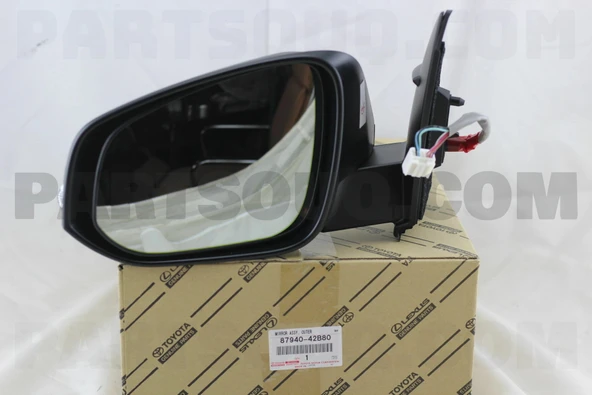 Toyota Rav 4 Dış Ayna Elektrikli Isıtmalı Otm. Katlanır Isıtmalı Astarlı Sol 2012-  (Oem No:  8794042B80) ürün görseli 1