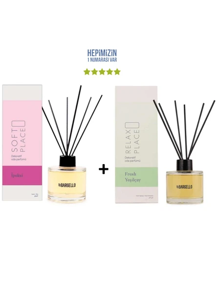 İpeksi Soft Place + Yeşil Çay Relax Place Dekoratif Ortam Kokusu 120 ml - Bambu Çubuklu ürün görseli 1