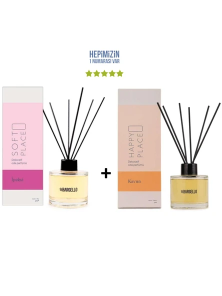 İpeksi Soft Place + Kavun Happy Place Dekoratif Ortam Kokusu 120 ml - Bambu Çubuklu ürün görseli 1