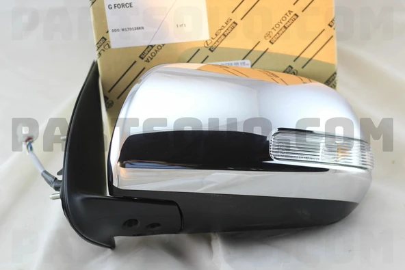 Toyota Hilux Dış Ayna Elektrik Sinyalli Nikelaj Sol 2011- (Oem No:  879400K730) ürün görseli 1