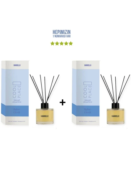 2x Bahar Çiçeği Dekoratif Ortam Kokusu 120 ml Cool Place - Bambu Çubuklu ürün görseli 1