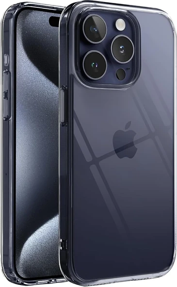 Abatech iPhone 15 Pro Şeffaf Telefon Kılıfı ürün görseli 1