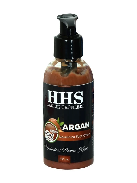HHS Argan Yağlı Nemlendirici El Yüz ve Vücut Bakım Kremi 150 ml ürün görseli 1