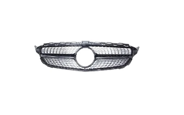 Mercedes C Class Ön Panjur Nikelaj Bandlı Siyah 13 (Oem No:  A2058850023) ürün görseli 1