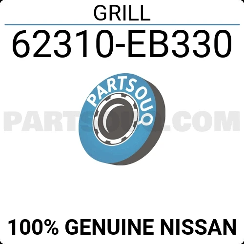 Nissan Navara 2005-2008 Ön Panjur Nikelaj Siyah (Oem No: 62310Eb330) ürün görseli 1