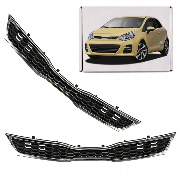 Kia Rio 2015-2016 Ön Panjur Nikelaj Çerçeveli Hatchback (Oem No: 863501W710) ürün görseli 1