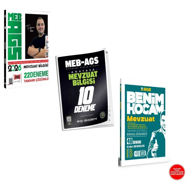 Benim Hocam 2026 MEB AGS Mevzuat 40 Branş Deneme & MEB AGS Mevzuat Deneme Seti ürün görseli 1
