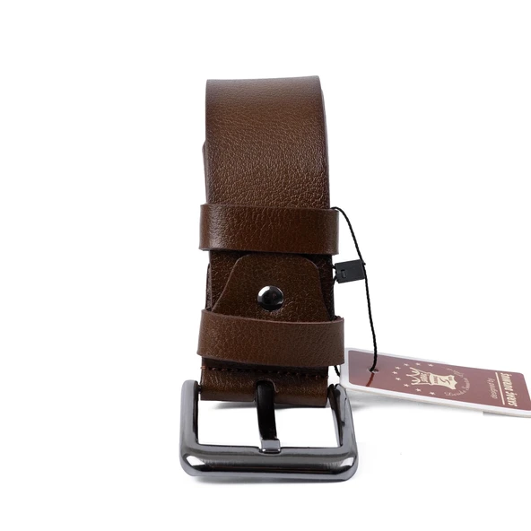 Saraç 1104 24K 4 Cm Erkek Kot Kemer Ceviz ürün görseli 1