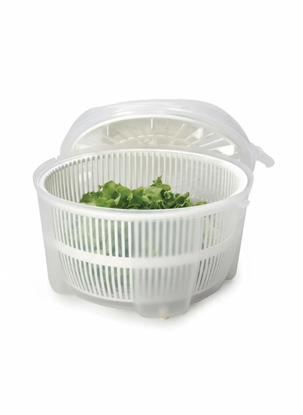 Salata Kurutucu Bpa Free Kilitli Kapaklı Sebze Kurutma Kabı ürün görseli 1