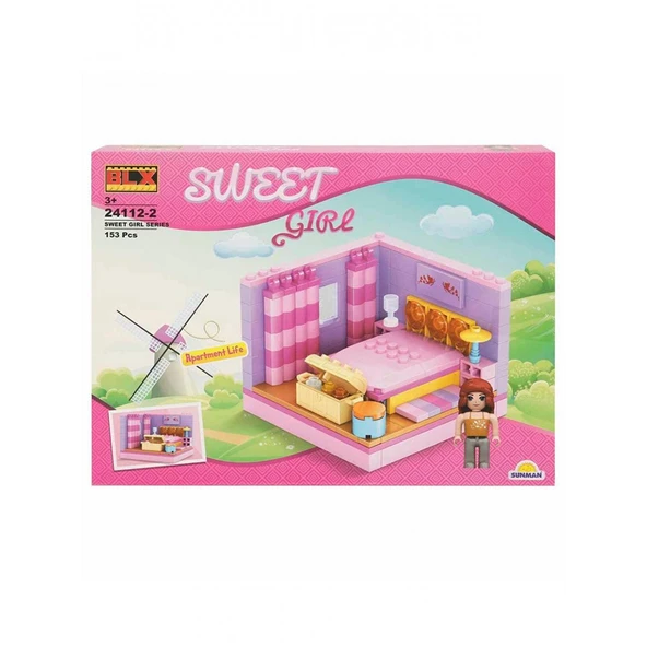 BLX 153 PARÇA SWEET GIRL SET APARTMAN YATAK ODASI ürün görseli 1
