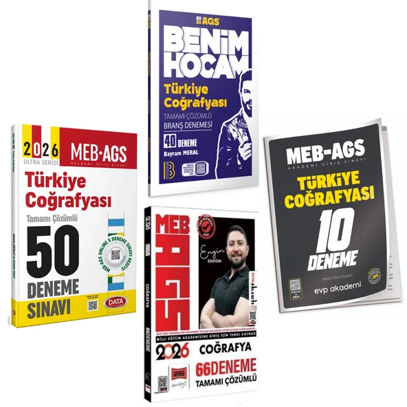 Benim Hocam 2026 MEB AGS Türkiye Coğrafyası 40 Deneme & Türkiye Coğrafyası Deneme Karma Yayınlar Seti ürün görseli 1