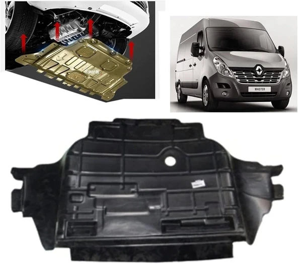 Renault Master 2004-2009 Karter Muhafaza Plastiği (Oem No: 8200026163) ürün görseli 1