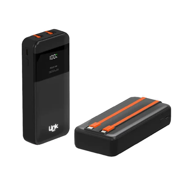 LinkTech LC23 20000 mAh 22.5W Led Ekranlı Süper Hızlı Kablolu Powerbank ürün görseli 1