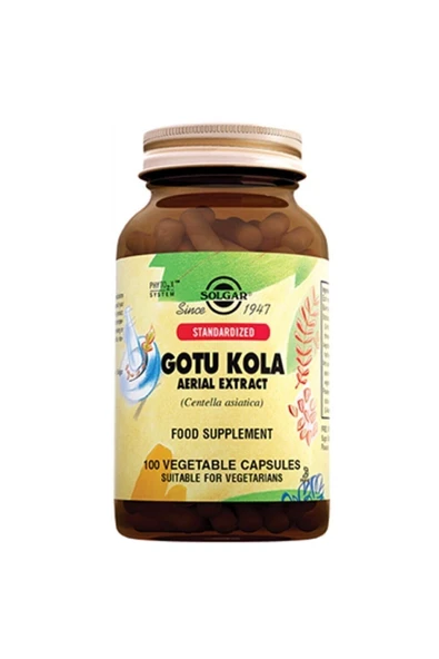 Solgar Gotu Kola Aerial Extract 100 Kapsül ürün görseli 1