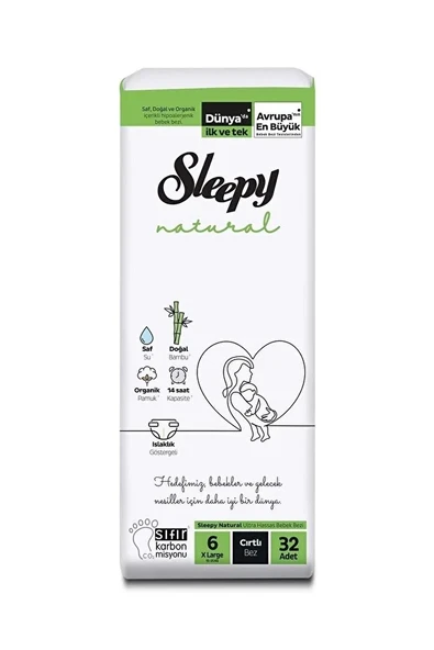 Sleepy Bebek Bezi 6 No 32'li ürün görseli 1