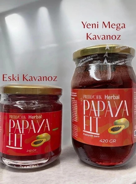 Papaya Fit Biberiyeli Bitkisel Macun 420 gr - Resim 2