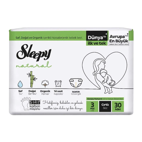 Sleepy Bebek Bezi 3 No 30'lu ürün görseli 1