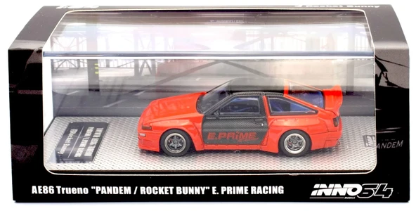 Inno 1/64 TOYOTA COROLLA TRUENO AE86 "PANDEM / ROCKET BUNNY" ürün görseli 1