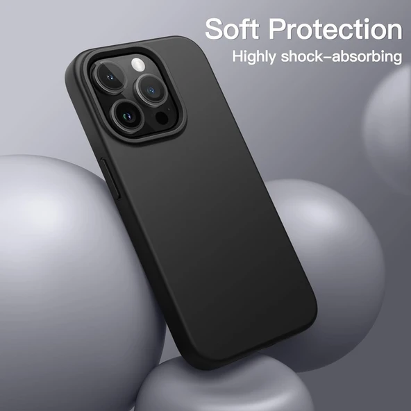 Abatech iPhone 16 Pro Siyah Lansman Kılıf - Resim 3