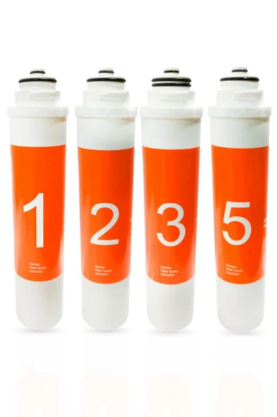 Waterlife Su Arıtma Uyumlu Filtre 4lü Seti Waterfill Tak Çevir Filtre ürün görseli 1