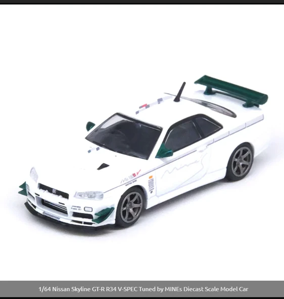 PTTAVM: Inno64 1/64 Nissan Skyline GT-R R34 V-SPEC Tuned by MINEs