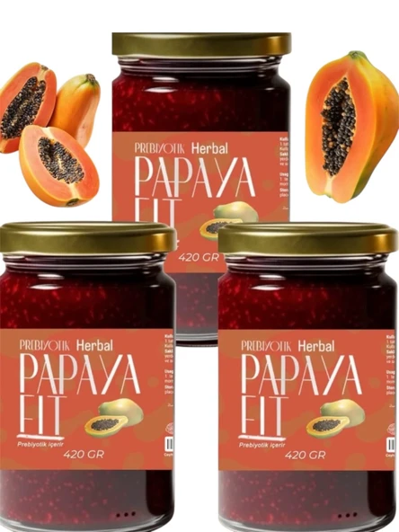 Papaya Fit Biberiyeli Bitkisel Macun 420 gr - Resim 4