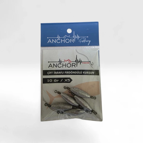 Çapa Çift Taraf Fırdöndülü Kurşun 1Gr 5 Li Paket ürün görseli 1