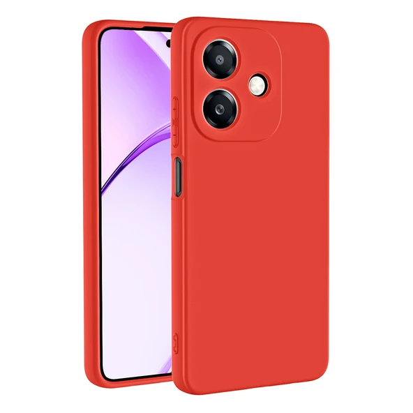 Oppo A3 Kılıf Lansman Tasarım İç Yüzeyi Kadife Silikon ürün görseli 1