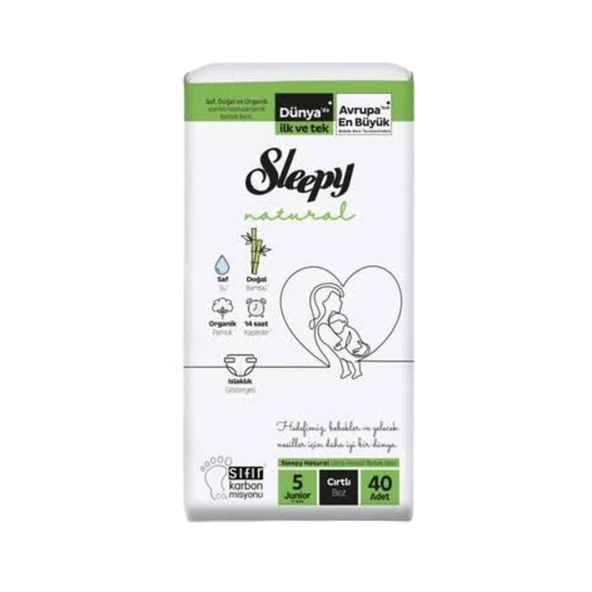 Sleepy Bebek Bezi 5 No 40'lı ürün görseli 1