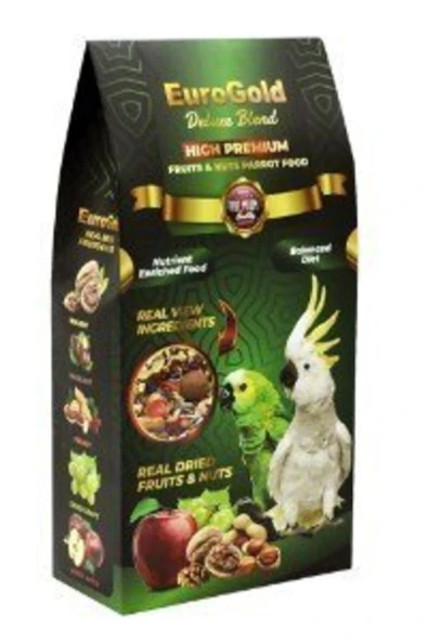 EuroGold Deluxe Fruits&nuts Papağan Yemi 650 Gr ürün görseli 1
