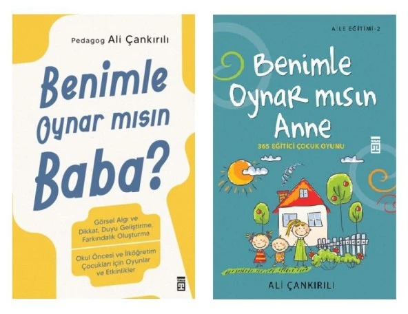 Benimle Oynar mısın Anne + Benimle Oynar mısın Baba 2 Kitap Set ürün görseli 1