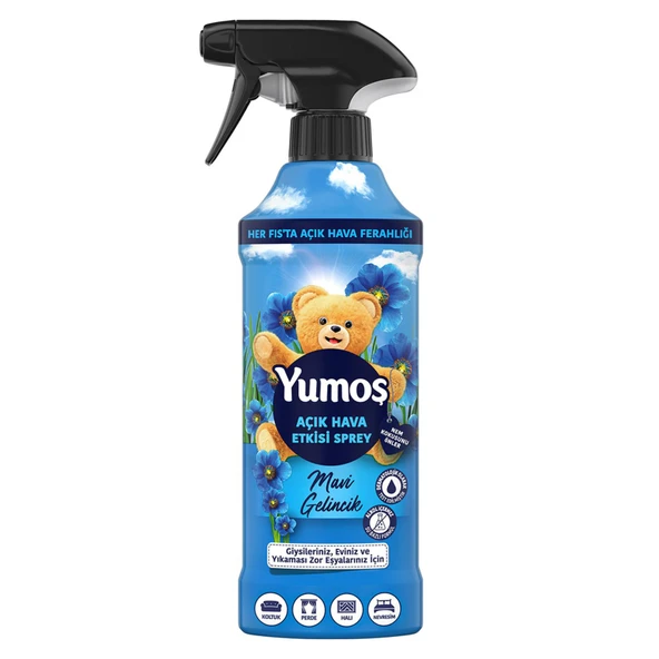 Yumoş Mavi Gelincik Açık Hava Etkisi, Yıkanması zor eşyalar için Sprey 430 ml ürün görseli 1