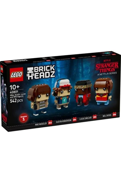 LEGO BrickHeadz 40801 Mike, Dustin, Lucas and Will Figures ürün görseli 1