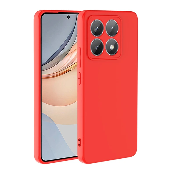 Xiaomi 14T Kılıf Lansman Tasarım İç Yüzeyi Kadife Silikon ürün görseli 1